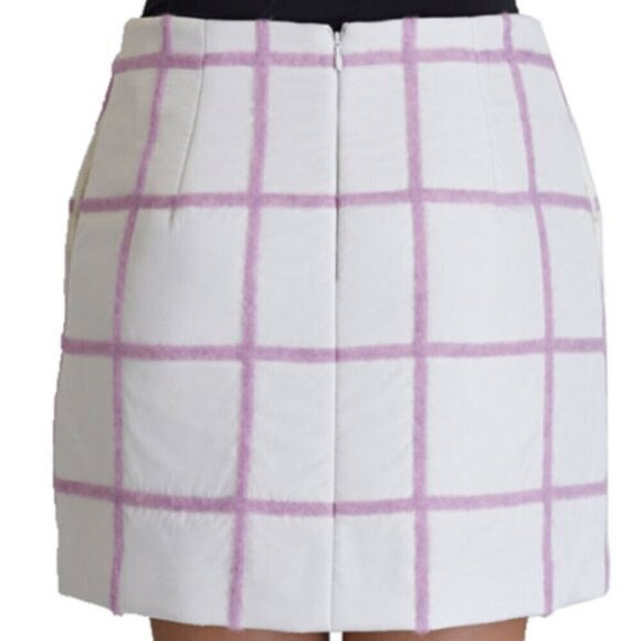 NEW CONDITION 3.1 Phillip Lim fuzzy Grid skirt Angora color - Picture 10 of 10